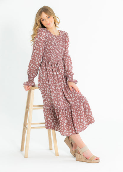 Kelsie Floral Midi Dress - FINAL SALE
