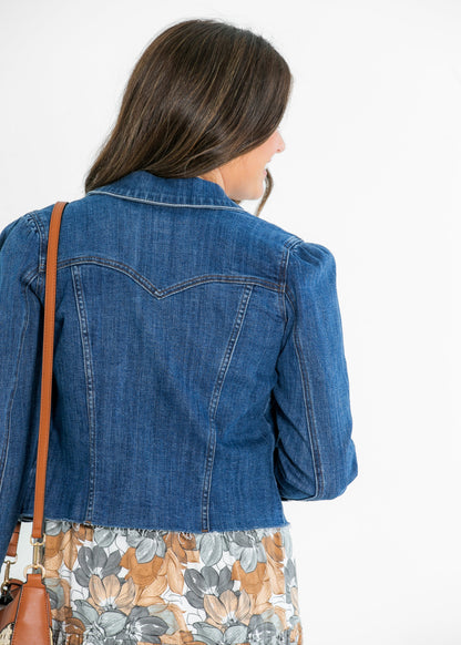 Kut from the Kloth® Shaya Crop Denim Jacket - FINAL SALE