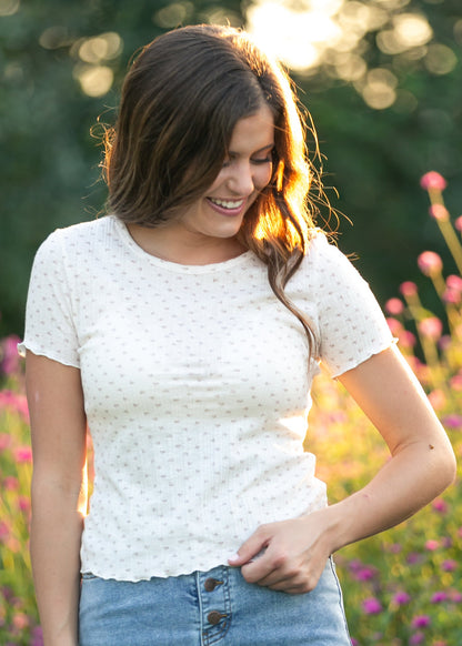 Larza Lettuce Hem Top