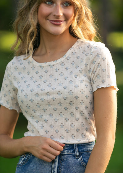Larza Lettuce Hem Top