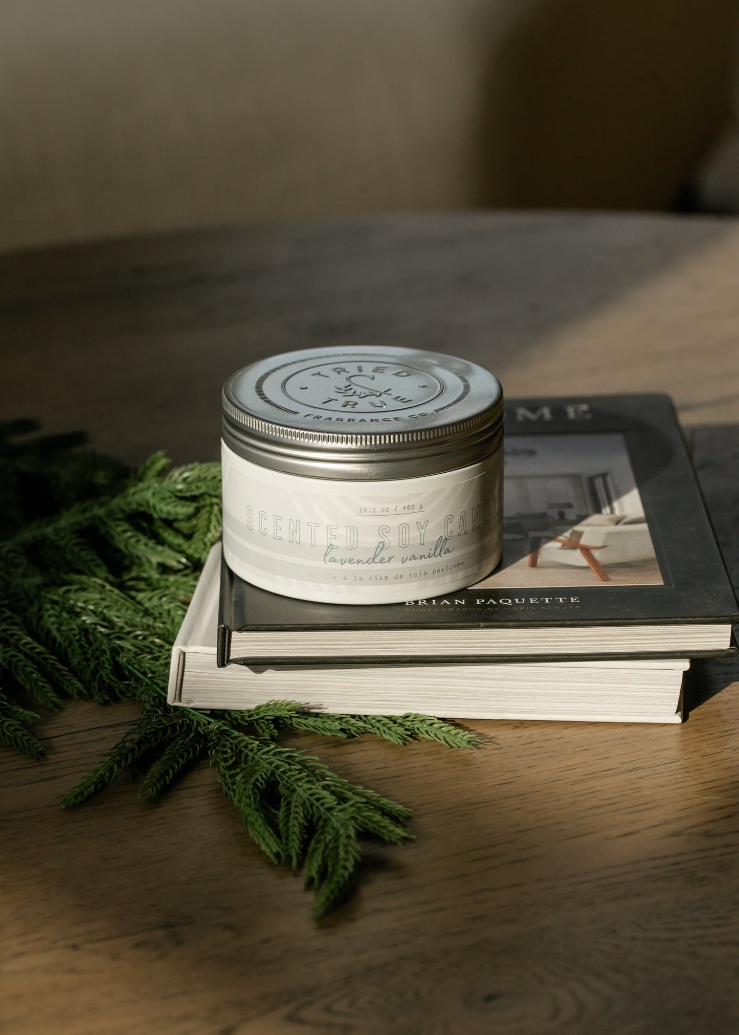 Lavender Vanilla Large Tin Candle