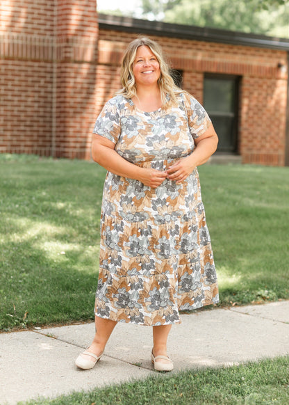 Melanie Tiered Knit Midi Dress - FINAL SALE