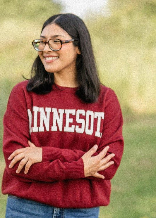 Minnesota Logo Crewneck Sweater - FINAL SALE