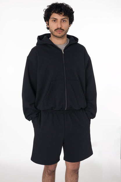 MWF02 - 10oz. Mid-weight Poly Cotton Fleece Sweat shorts