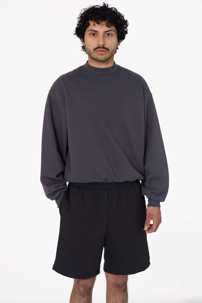 MWF02 - 10oz. Mid-weight Poly Cotton Fleece Sweat shorts