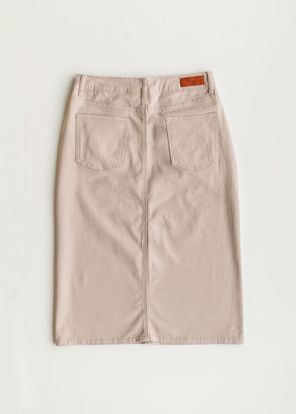 Remi Lilac Denim Midi Skirt - FINAL SALE