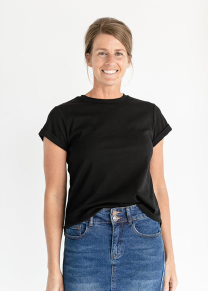 Short Sleeve Essential Basic Tee - FINAL SALE