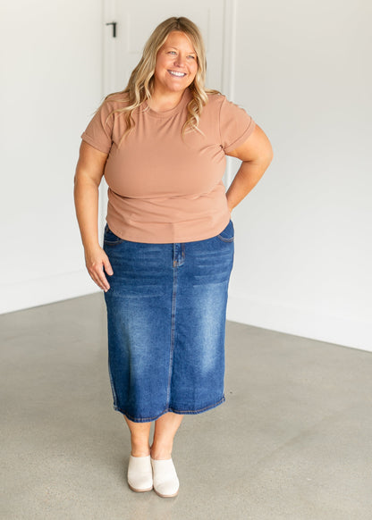 Short Sleeve Essential Basic Tee - FINAL SALE