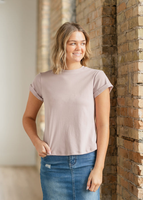 Short Sleeve Essential Basic Tee - FINAL SALE