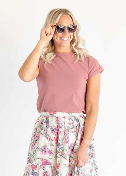Short Sleeve Essential Basic Tee - FINAL SALE