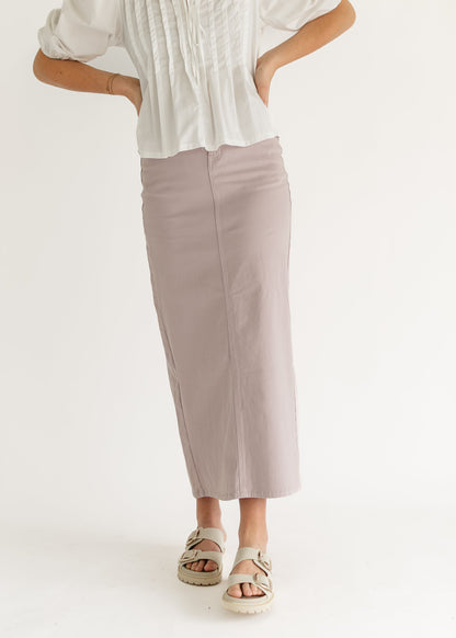 Stella Denim Maxi Skirt
