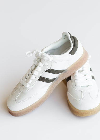 Striped Low Top Sneakers - FINAL SALE