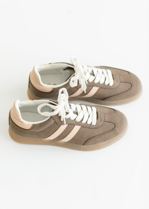 Striped Low Top Sneakers - FINAL SALE