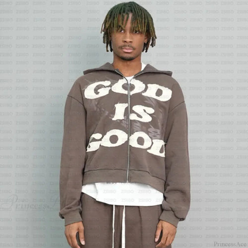 Y2K Mysterious Letter Embroidery Hoodie